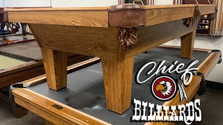 Olhausen 8FT Pool Table  CHIEF BILLIARDS [upl. by Atnoled871]