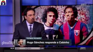 Cabinho dice ser mejor que Hugo Sánchez Hugo Sánchez le respondió Pumas PumasMX [upl. by Kessia]