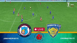 🔴JAMSHEDPUR FC vs CHENNAIYIN FC LIVE  ISL 202324 🔴 Simulation amp Recreation [upl. by Lockwood]