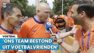 Oud EKwinnaars tussen Oranjefans ‘Dit is een droom’ [upl. by Jerold]