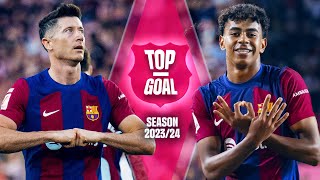 FC BARCELONAs TOP GOAL OF THE SEASON 202324 YOU DECIDE 🔵🔴 [upl. by Hosbein]