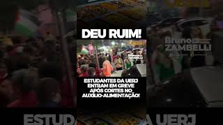 Estudantes da UERJ entram em greve após cortes no auxílioalimentação [upl. by Aimehs]