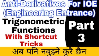 Antiderivatives IOE Integration ioe Part3 [upl. by Aekerly]