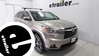 etrailer  Glacier Cable Snow Tire Chains Review  2016 Toyota Highlander [upl. by Karalee679]