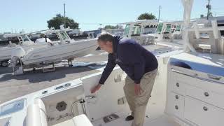 2021 Boston Whaler 350 Outrage at Jet ski of Miami and Fishermans Boat Group Product Launch Video [upl. by Mikiso]