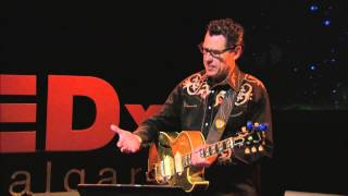 My Guitar Link to the Universe Mark SadlierBrown at TEDxCalgary [upl. by Zilber834]