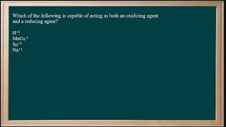 WCLN Chemistry REDOX Fundamentals 510 Can act as both oxidizing agent and reducing agent [upl. by Janenna]