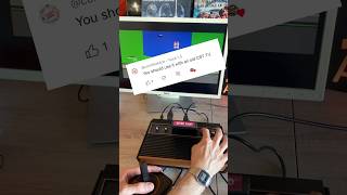 Atari 2600 and CRT TV atari atari2600 atari8bit atarigames crttv the80s retro [upl. by Yaniv]