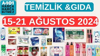 A101 1521 AĞUSTOS 2024 AKTÜEL KATALOĞUGIDA ÜRÜNLERİTEMİZLİK ÜRÜNLERİMAKYAJ alışveriş a101 [upl. by Rebmat]