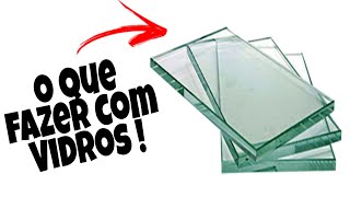 IDEIA COM VIDROS VELHOS  FAÇA VC MESMO DO LIXO AO LUXO [upl. by Ashton]