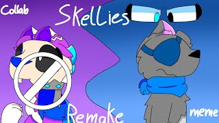 Skellies  animation meme  remake  collab [upl. by Yrrek]