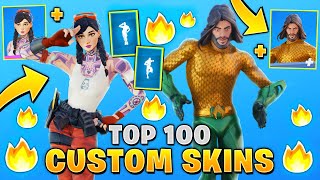 Top 100 Fortnite Custom Skins Aquaman Engineer [upl. by Enigroeg949]