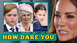 ANGRY🛑 Kate Middleton Dislikes Camillas firm orders regarding Prince George and Princess Charlotte [upl. by Wrench443]