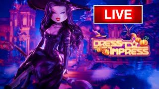 VIENS DÉCOUVRIR LA MISE A JOUR DE HALLOWEEN AVEC MOI DANS DRESS TO IMPRESS ROBLOX [upl. by Vevina]