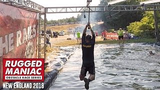 Rugged Maniac 2018 All Obstacles [upl. by Godfrey]