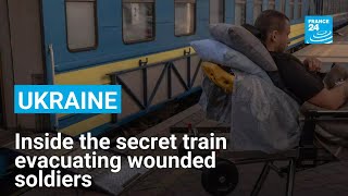 Inside Ukraines secret train evacuating wounded soldiers • FRANCE 24 English [upl. by Wynnie903]