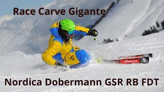 Nordica Dobermann GSR RB FDT  Ski Test Neveitalia 20182019 [upl. by Krista464]