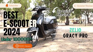 Zelio Gracy pro Review  EScooter Review  Best EScooter Under 100K [upl. by Bernhard22]