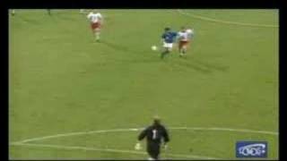 BAGGIO  1 goal against Poland 1997 WCQ98 [upl. by Kamal746]