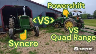 John Deere Transmissions which is the best Syncro Range vs Powershift vs Quad Range [upl. by Ahab]