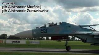 Air Crash Su27 at Poland Air Show 2009 Radom HD 1080 [upl. by Leone]