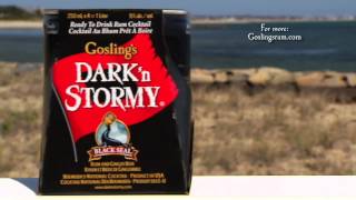 Goslings Black Seal Rum  Dark n Stormyquot Cans [upl. by Allerie729]