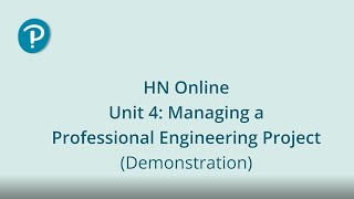 HN Online Demo Managing a Professional Engineering Project [upl. by Ardnaid649]