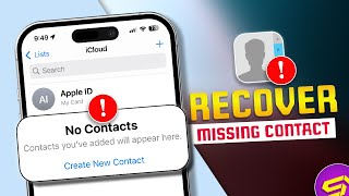 How to Recover Missing Contacts on iPhone after IOS 18 Update  Contacts Disappeared on iPhone [upl. by Nemhauser]