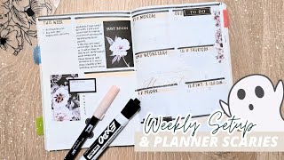 A CHILLING PLANNER STORY  WEEKLY SETUP B6 COMMON PLANNER [upl. by Auhesoj]