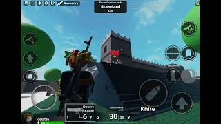 Roblox Weaponry 56 kills without dying [upl. by Ahsita]