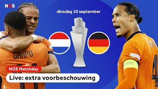 NOS Matchday Nederland  Duitsland voorbeschouwing 🦁 [upl. by Malonis]