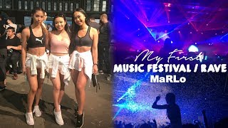 My First Rave Music Festival  VLOG  THERESATRENDS [upl. by Bouchier]