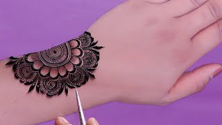 eid stylish back hand mehndi design  Eid mehndi design  mehndi ka design  mehndi design  mehndi [upl. by Kcirdorb]