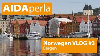 AIDAperla Norwegens Fjorde Vlog 3  Bergen [upl. by Nattirb904]