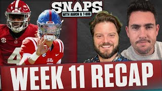 Week 11 Recap Bama dominates Ole Miss makes the playoffs and more [upl. by Halak518]