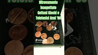 RITROVAMENTO Inaspettato GETTONI Telefonici e GIOCHI 🕹️ Anni 80 🪙🎰 coins monete 2024 collection [upl. by Regnig454]