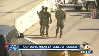 Troop deployment extended at USMexico border [upl. by Boris649]