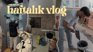 Tadilat Temizliği 🧽 Büyük İddia 🤯 Duvar Panellerini Takmak  HAFTALIK VLOG [upl. by Burbank367]