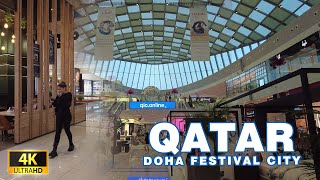 QATAR Doha Festival City  Largest Mall in Doha 2022  4K UHD 60FPS [upl. by Frasco340]