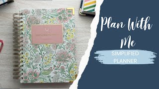 Plan With Me  Simplified Daily Planner [upl. by Averyl]