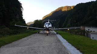 Pilatus PC12 shortest takeoff Locher Airfield [upl. by Sky]