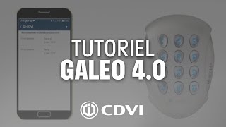 Tutoriel installation digicode Galeo 40 sur smartphone  CDVI [upl. by Pfister]