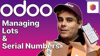 Managing Lots and Serial Numbers  Odoo Inventory [upl. by Larual599]