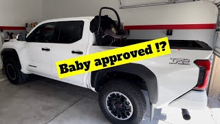 2024 Tacoma TRD OR with infant car seat [upl. by Arraek]