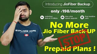 Jio Fiber BackUp Plans Discontinued Why Jio Remove Jio Fiber Backup Prepaid Plans  Jio Fiber [upl. by Airdnahc]