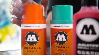 Molotow ONE4ALL™ Acrylic Spraypaint [upl. by Ennaitsirhc343]