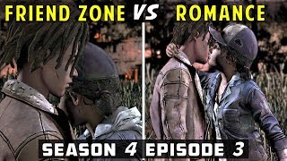 Louis amp Clem Differences between Friendzone amp Romance in Episode 3  TWD Season 4 [upl. by Ecinue]