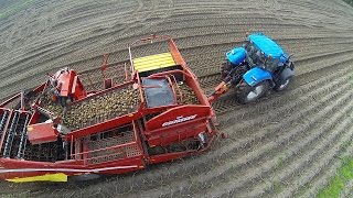 aardappels rooien met grimme SE15060 Kartoffelerntepotato harvest [upl. by Golliner]