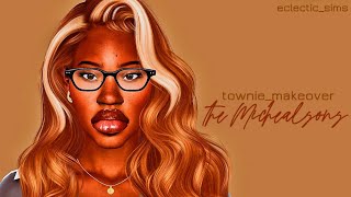 Extreme TownieMakeover The Michealsons sims4 sims4cc sims4cas [upl. by Harias301]