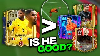 IS MAIGNAN REALLY GOOD 103 OVR EURO BEST XI MAIGNAN  GAMEPLAY amp REVIEW [upl. by Ees907]